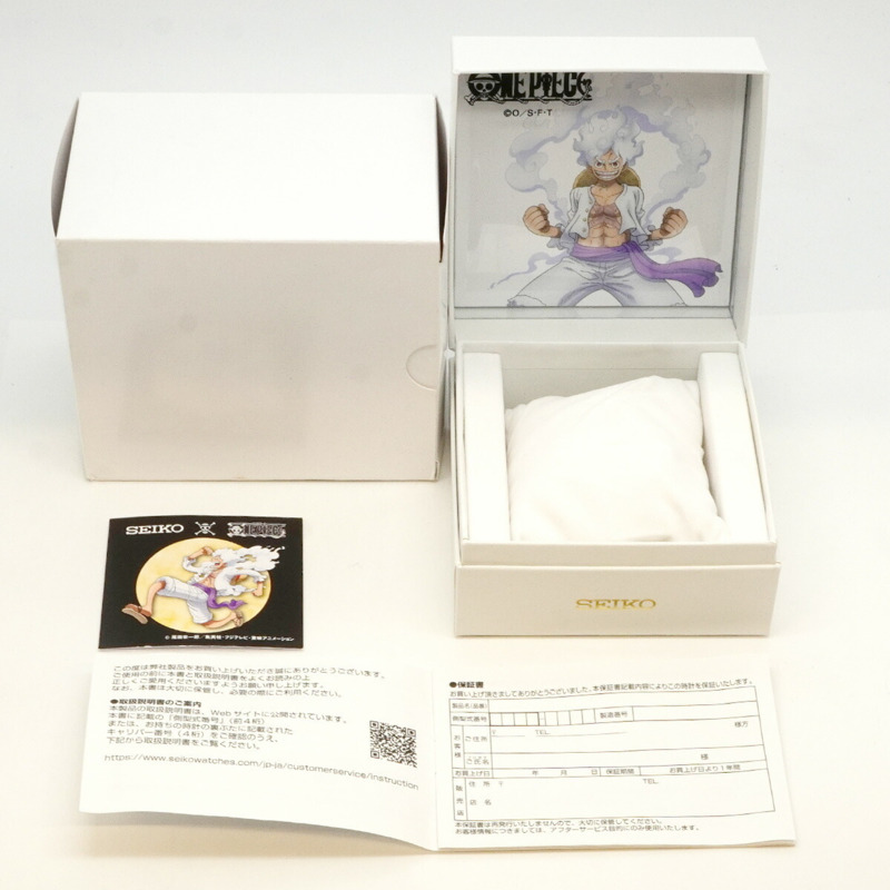 精工 Monkey D. Luffy 五款特別版 7T92-HDH0 銀色錶盤男士腕錶-8