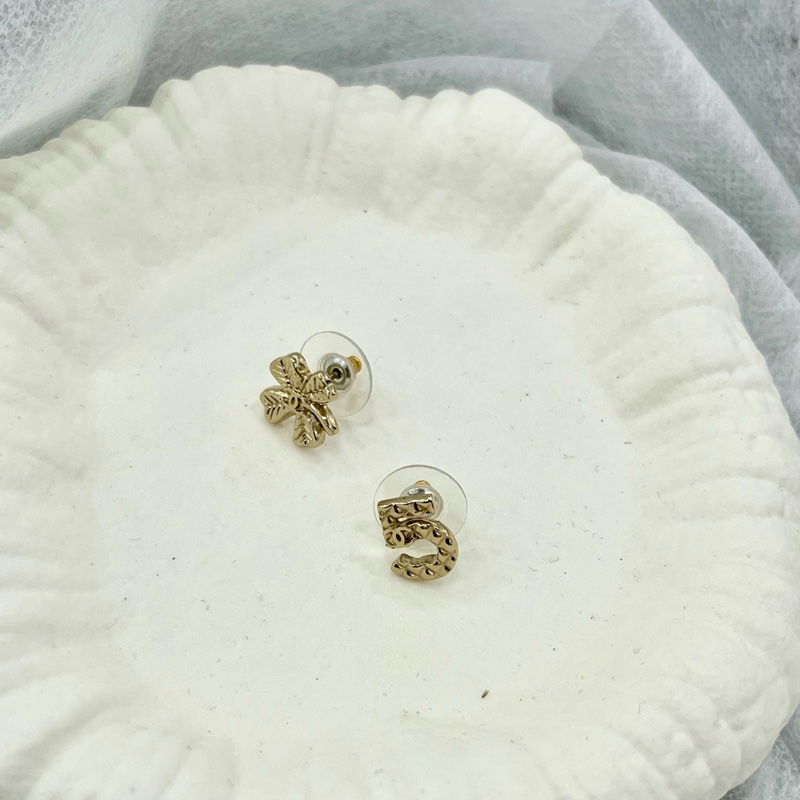 Chanel 香奈兒 不對稱耳釘 20C-5