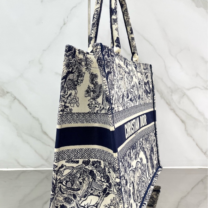 Dior 迪奧 BookTote 大號藍色動物園系列 托特包Tote-2