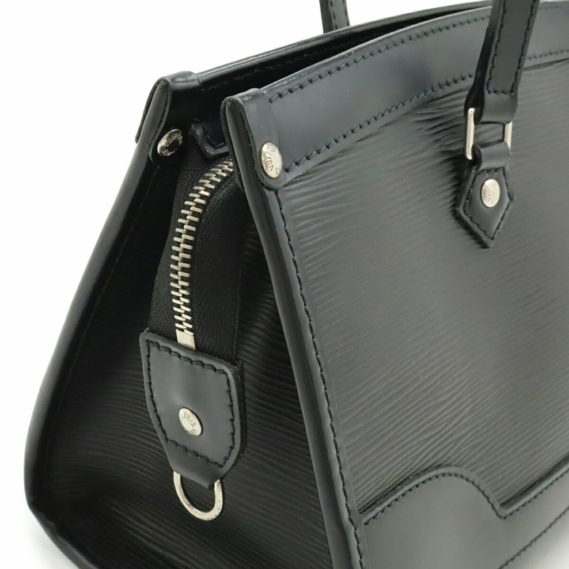 路易威登 Louis Vuitton Epi Madeleine PM 肩背包 Noir 黑色 M59332-8