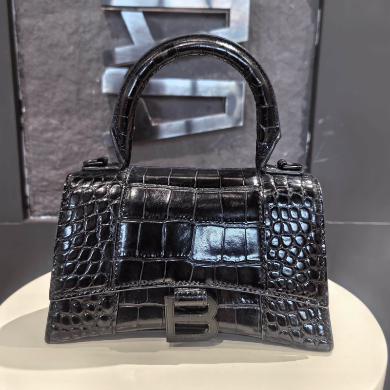 Balenciaga巴黎世家 沙漏包 XS 缺肩帶  19×13-0