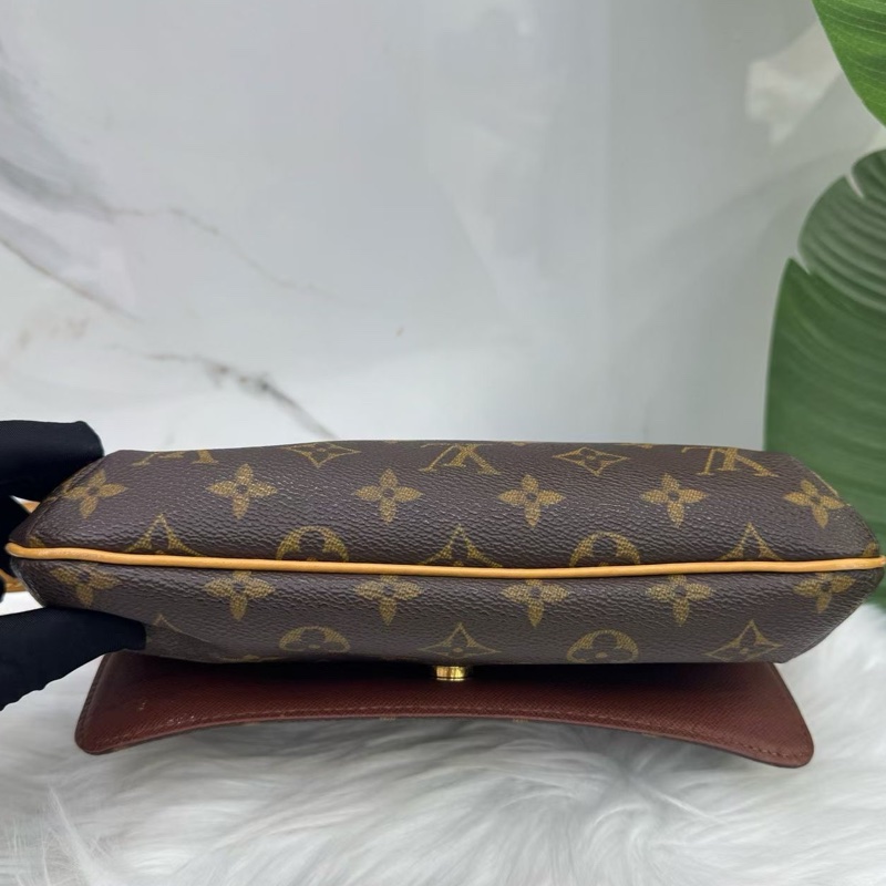 LV路易威登/Louis Vuitton老花橫版王菲包 編碼01 尺寸25x5x18cm-3