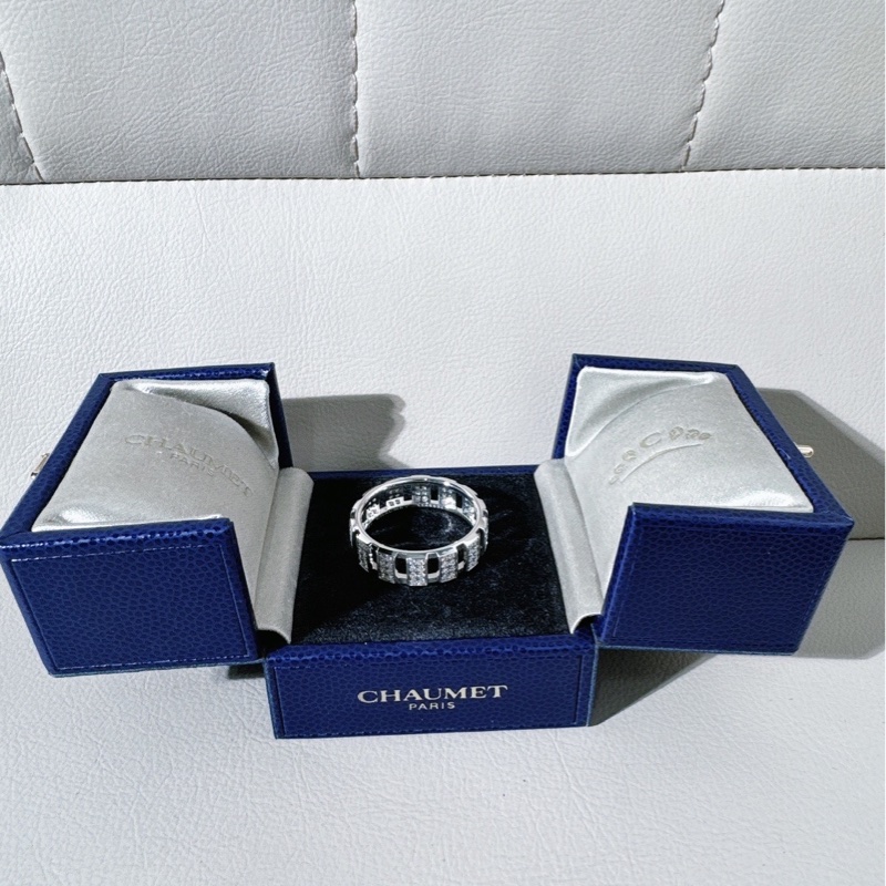 Chaumet尚美 class one 白金滿鑽戒指，66 號-5