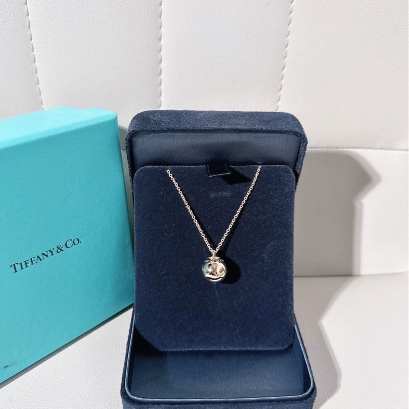 Tiffany蒂芙尼 玫瑰金hardwear 轉運珠項鍊，大號-1