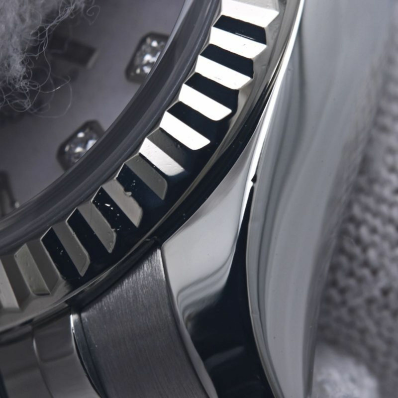 勞力士 Datejust 10P 鑲鑽白色珍珠貝母女士腕錶 179174NG 18K 金 x 不鏽鋼 40297-19