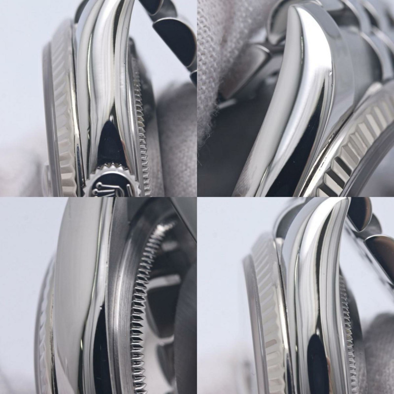 勞力士 Datejust 黑色旭日紋 116234 男士腕錶 18K 白金 x 不鏽鋼 40293-5