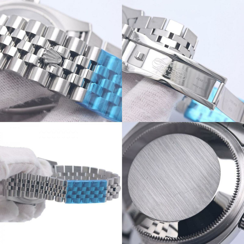 勞力士 Datejust 黑色旭日紋 116234 男士腕錶 18K 白金 x 不鏽鋼 40293-9