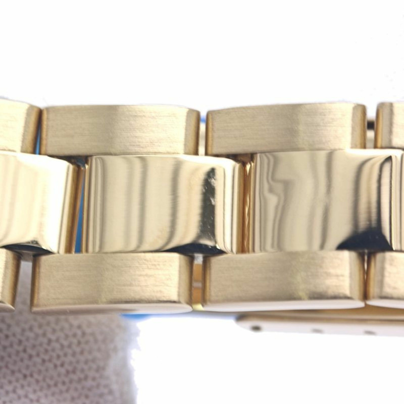 勞力士遊艇名仕型 8P 鑲鑽 3P 藍寶石白殼 69628NGS 女士腕錶 18K 黃金 40292-24