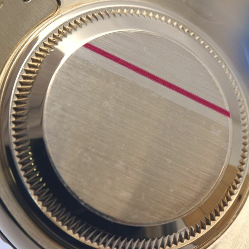 勞力士遊艇名仕型 8P 鑲鑽 3P 藍寶石白殼 69628NGS 女士腕錶 18K 黃金 40292-30