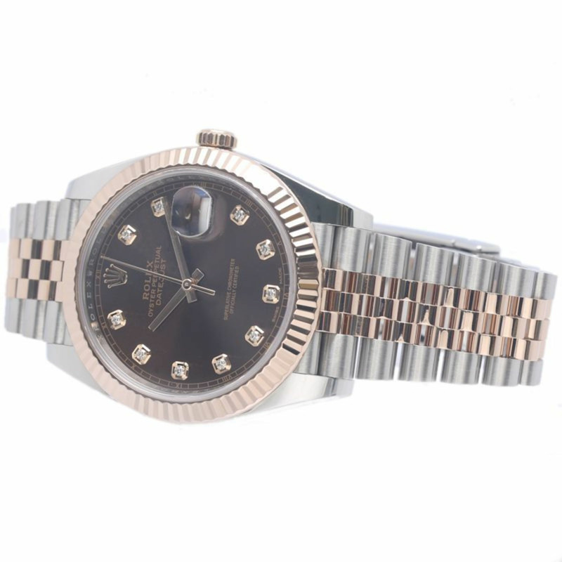 勞力士 Datejust 41 10P 鑽石 126331G 隨機腕錶 男士 18KPG xSS 40298-3