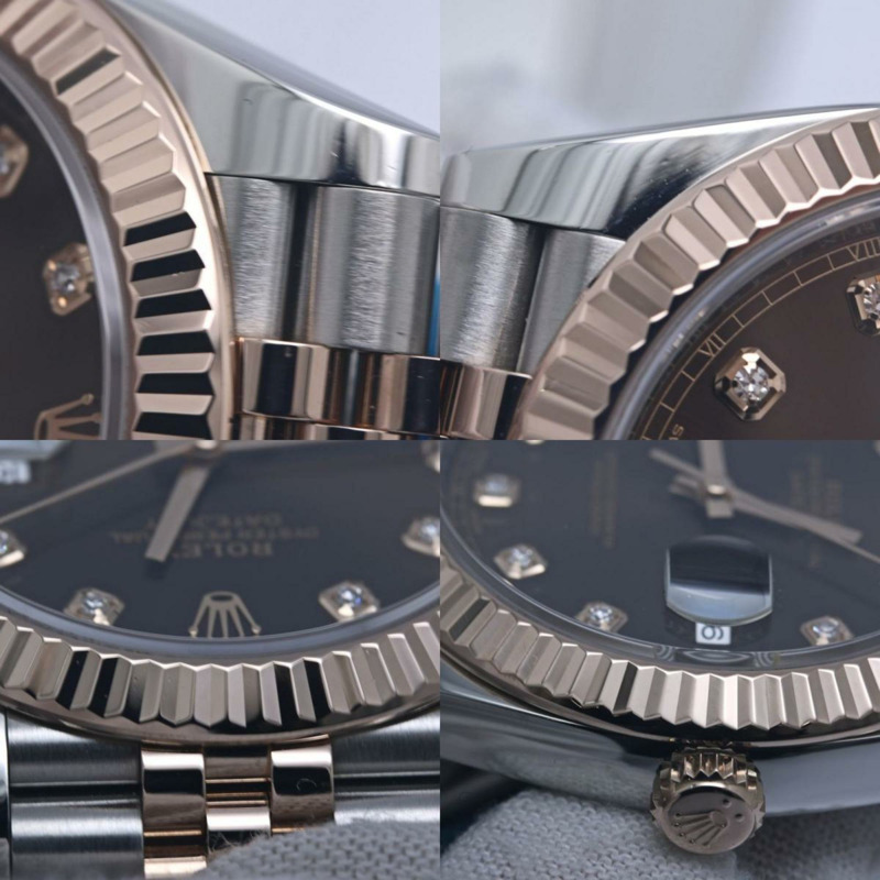 勞力士 Datejust 41 10P 鑽石 126331G 隨機腕錶 男士 18KPG xSS 40298-7