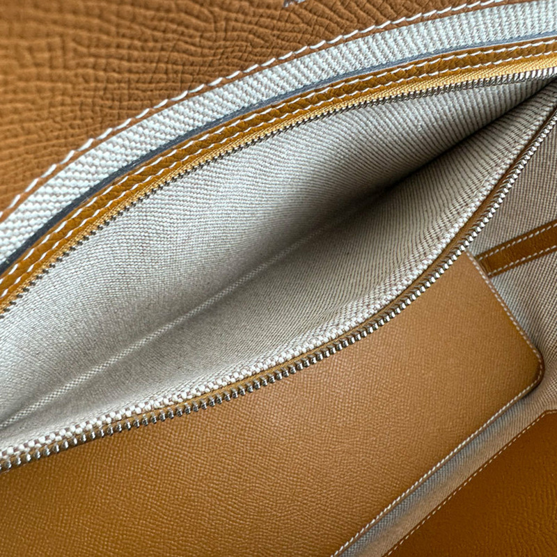 愛馬仕 HERMES 手提包 Maxi Box Cabas 30 Evercolor Veau Epsom Toffee 女士免運費 z8999-10