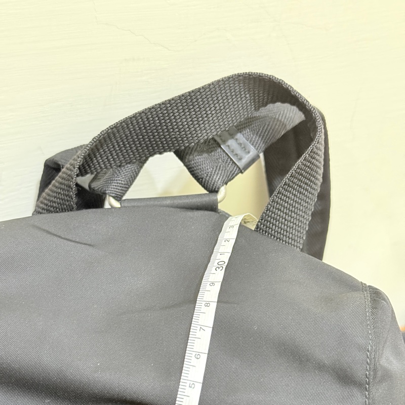 8新✨賠錢超甜賣🖤磁扣款🎖️超輕盈的PRADA經典尼龍 黑色後背包 降落傘背包-42