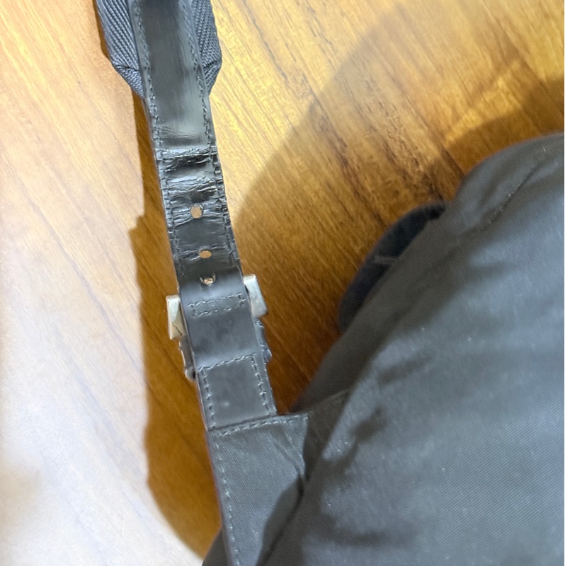 8新✨私物甜售🫶🏻磁扣款 超輕盈的PRADA經典尼龍 黑色後背包 降落傘背包-17