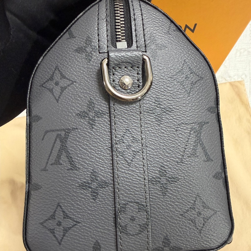 99新閒置未使用LV keepall 27 city 芯片款-4
