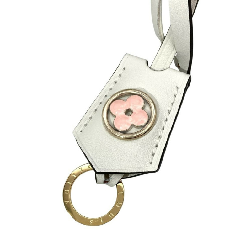 Louis Vuitton Wallet on Chain Ivy，3 用皮革皮夾，M11299，白色配金色五金，RFID 防護，Monogram Flower 系列，女士款。-7