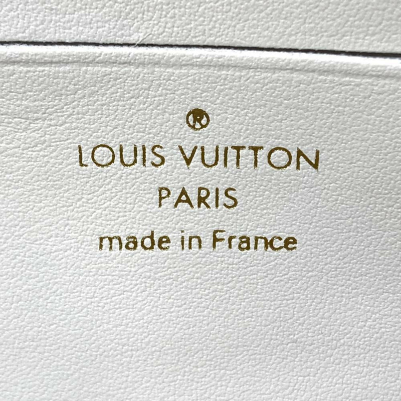 Louis Vuitton Wallet on Chain Ivy，3 用皮革皮夾，M11299，白色配金色五金，RFID 防護，Monogram Flower 系列，女士款。-8