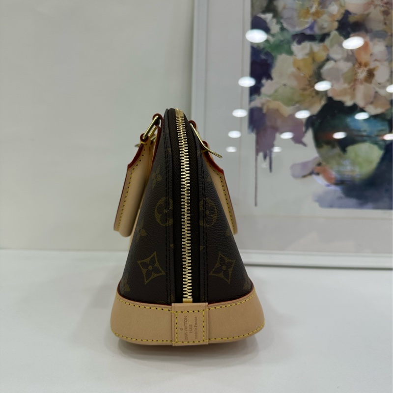 LV路易威登老花貝殼alma BB手提包，晶片款 有購證-3