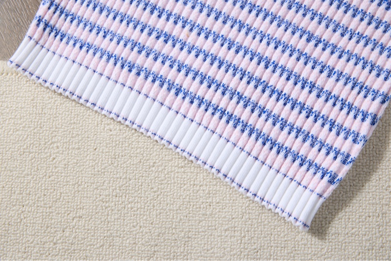 ❤️Chanel💙大logo間條針織上衣-3