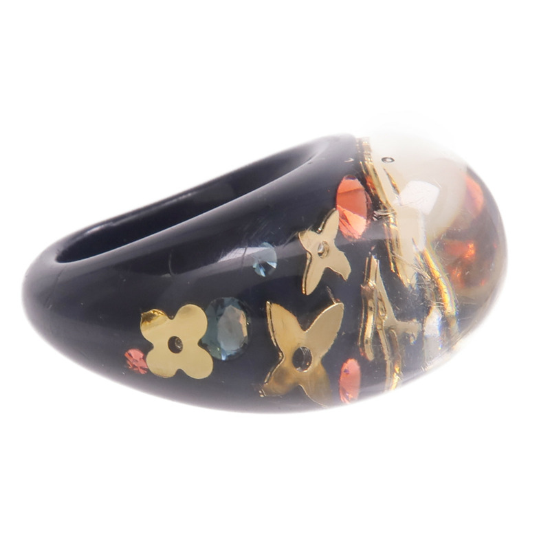 LOUIS VUITTON 樹脂Berg Inclusion Ring戒指US#6.5-4