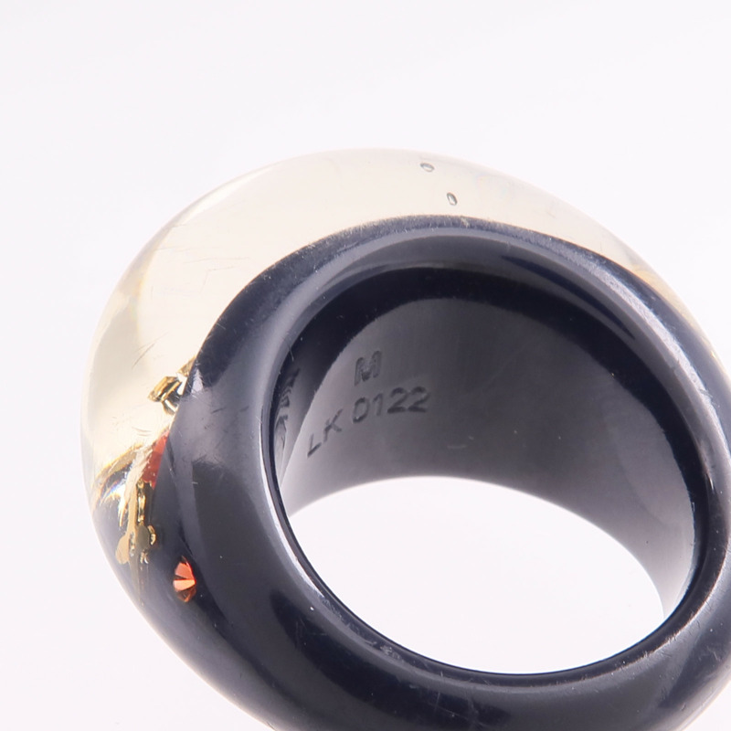 LOUIS VUITTON 樹脂Berg Inclusion Ring戒指US#6.5-5