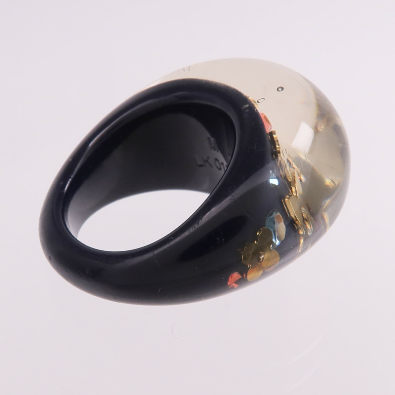 LOUIS VUITTON 樹脂Berg Inclusion Ring戒指US#6.5-6