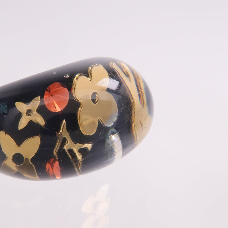 LOUIS VUITTON 樹脂Berg Inclusion Ring戒指US#6.5-7