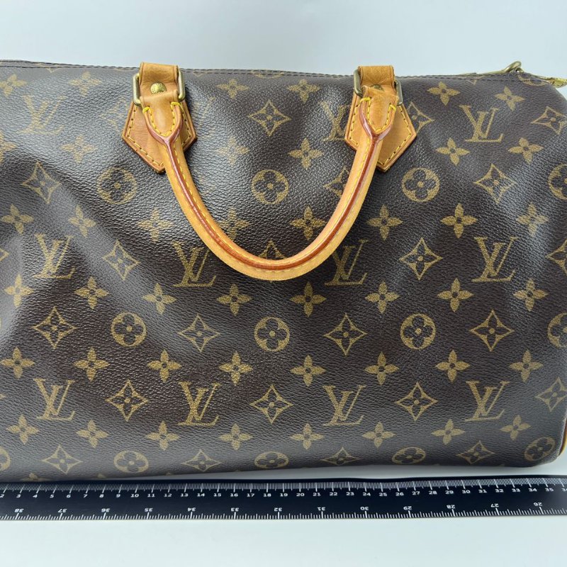 Louis Vuitton Speedy 老花手提斜挎包-0