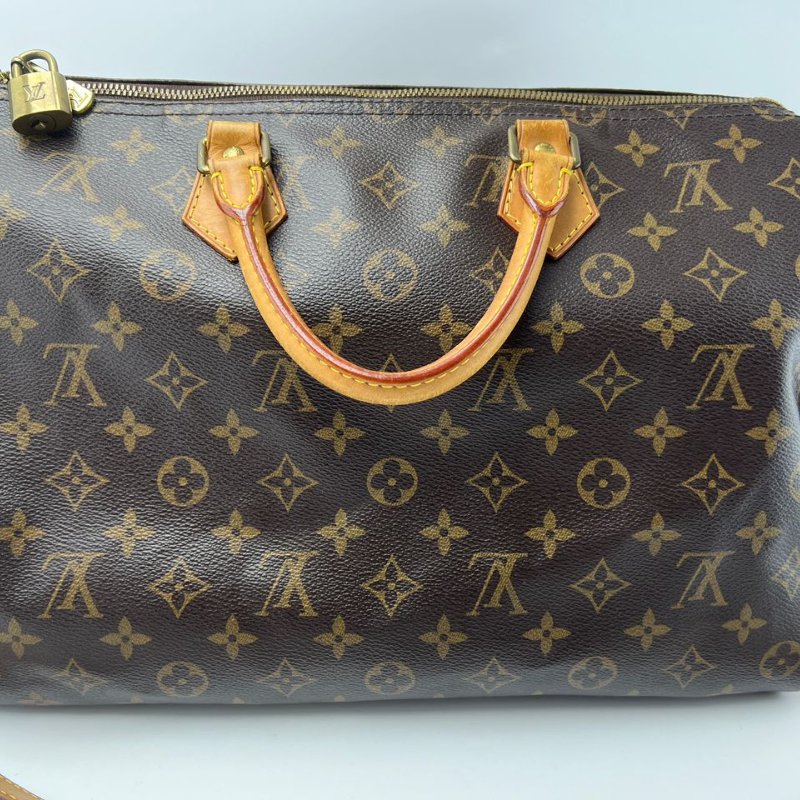 Louis Vuitton Speedy 老花手提斜挎包-6