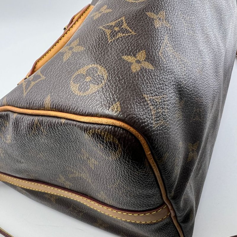 Louis Vuitton Speedy 老花手提斜挎包-7