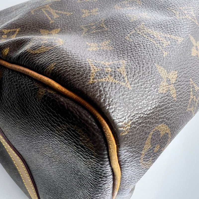 Louis Vuitton Speedy 老花手提斜挎包-9