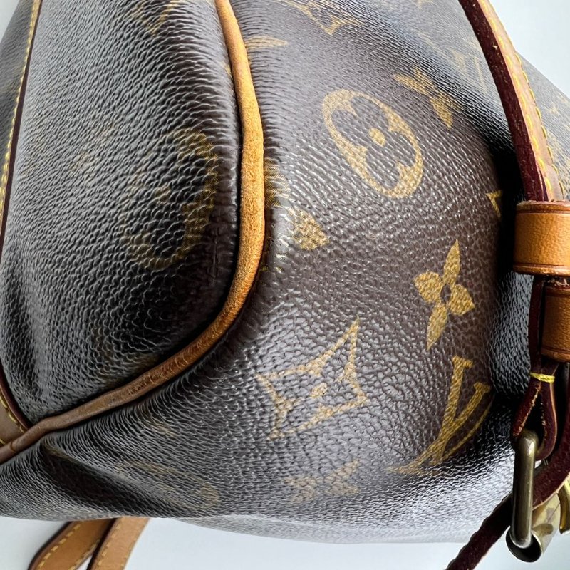 Louis Vuitton Speedy 老花手提斜挎包-11