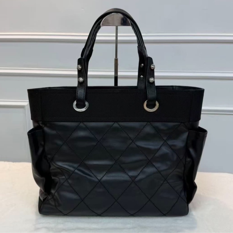 復古Vintagr款✨ Chanel  山羊皮tote bag 大容量-6