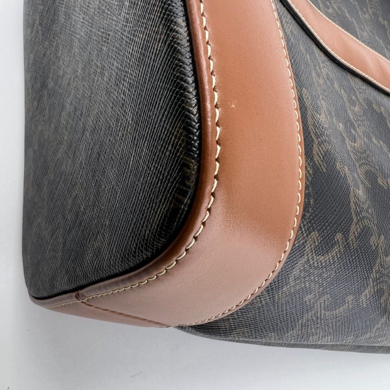 CELINE Triomphe 凱旋門經典老花水桶包-8