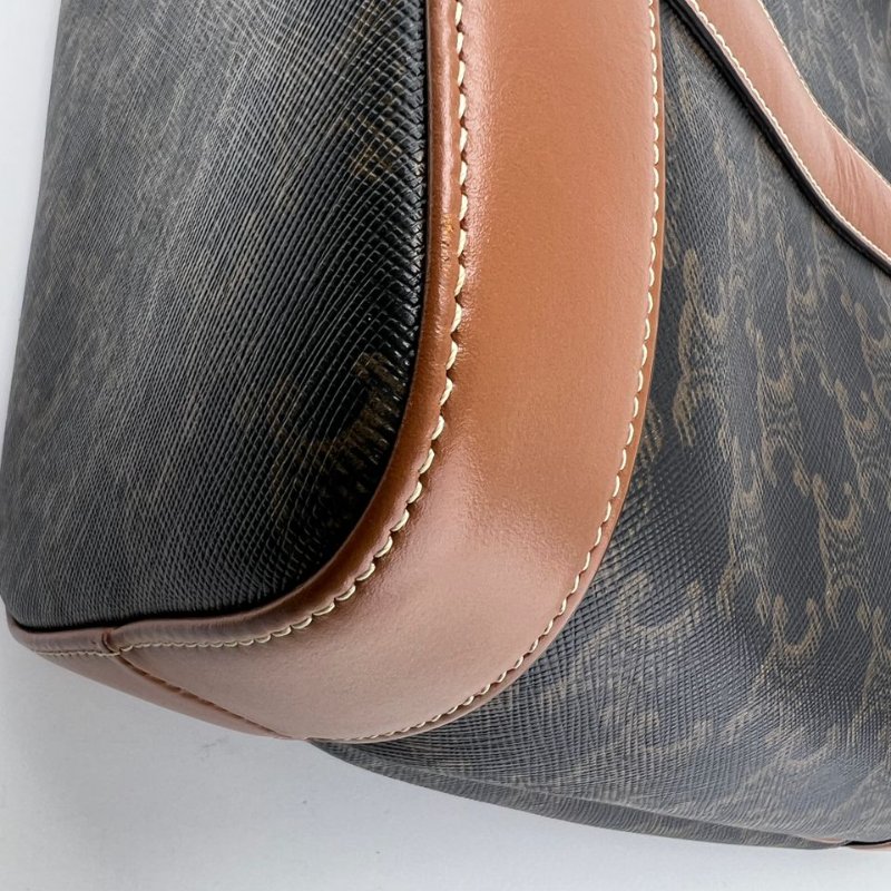 CELINE Triomphe 凱旋門經典老花水桶包-10