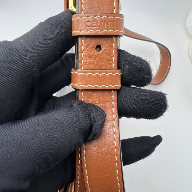 CELINE Triomphe 凱旋門經典老花水桶包-18