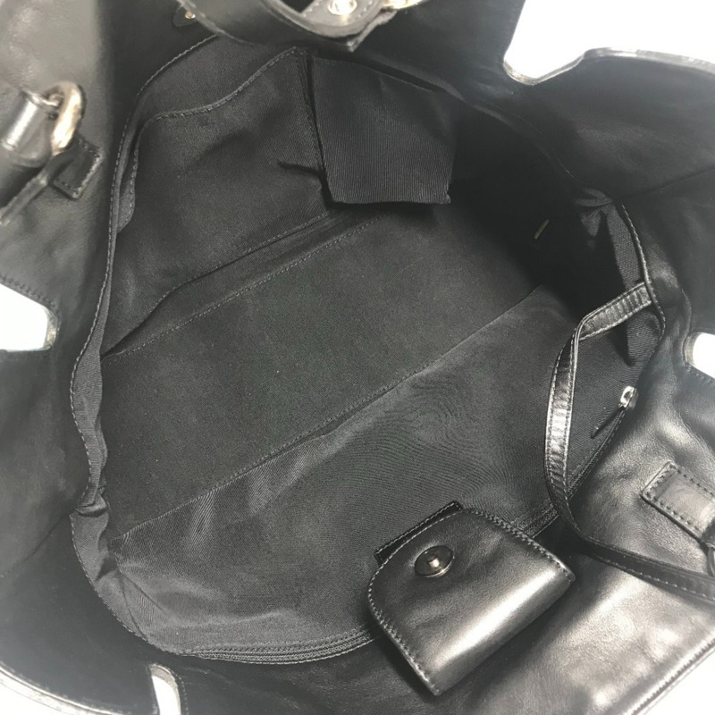 香奈兒復古標誌 CC 可可標誌 山茶花手提包 單肩雙色皮革帆布 女士藍色-10