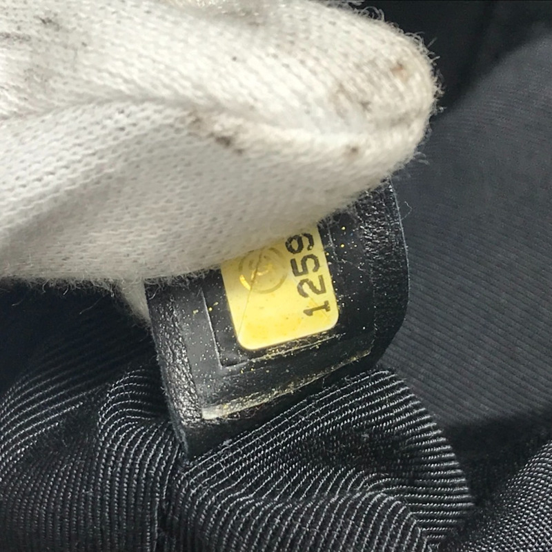 香奈兒復古標誌 CC 可可標誌 山茶花手提包 單肩雙色皮革帆布 女士藍色-12