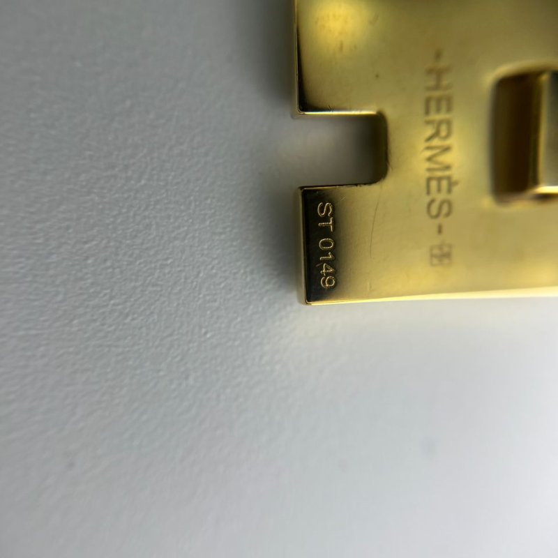 Hermès H 型珐琅耳钉-6