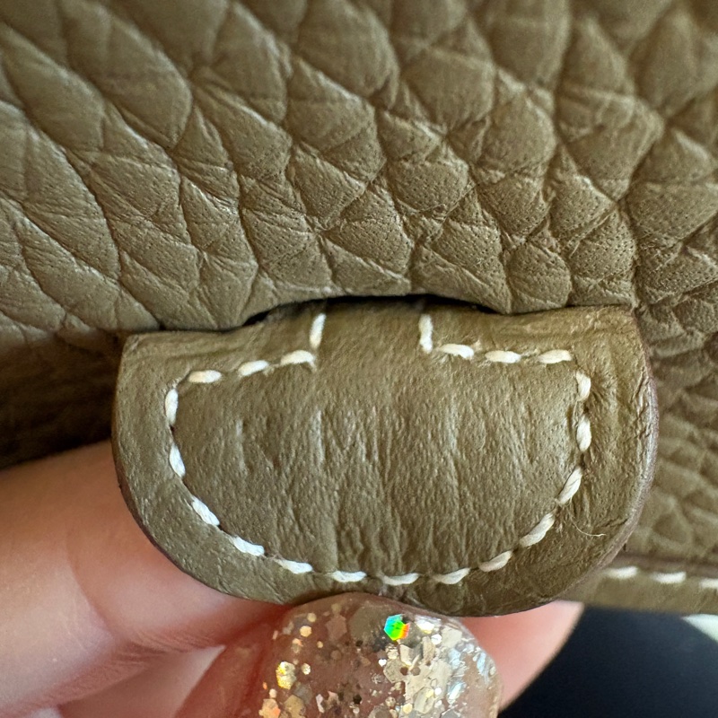 Hermes evelyne16 大象灰金釦 同色肩帶 K刻-3