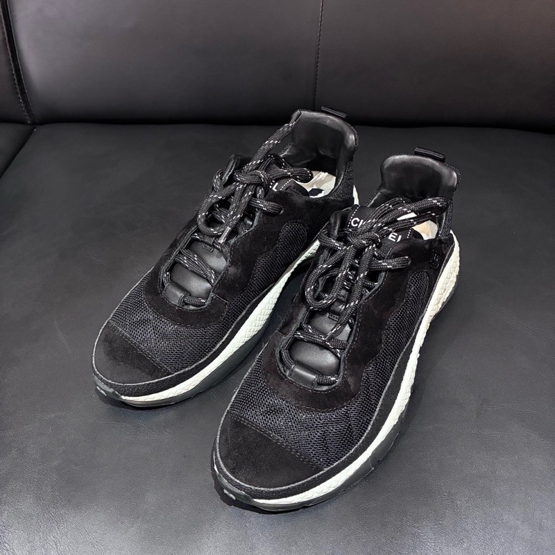 CHANEL/香奈兒 21秋冬 黑色菱格紋運動鞋  尺碼：38.5碼-0