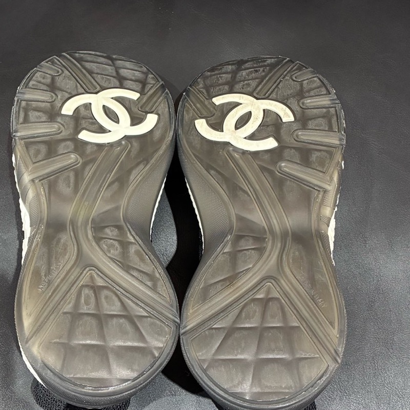 CHANEL/香奈兒 21秋冬 黑色菱格紋運動鞋  尺碼：38.5碼-7