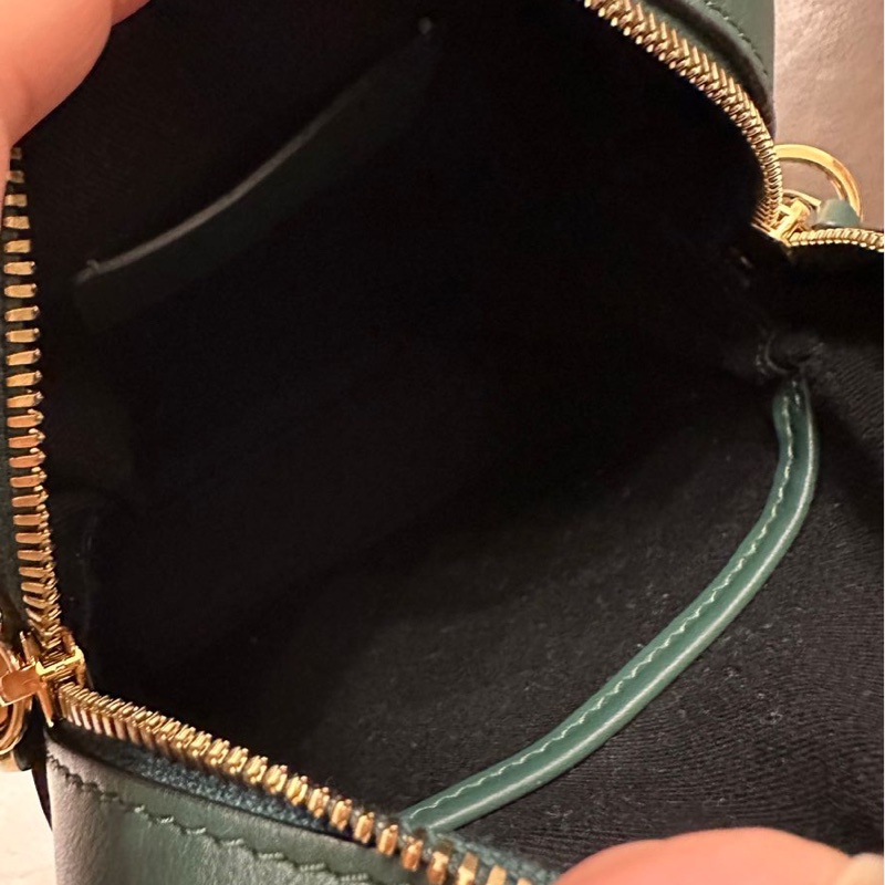 范思哲 男包 Versace 軍綠皮革美杜莎相機包 /斜挎包-8