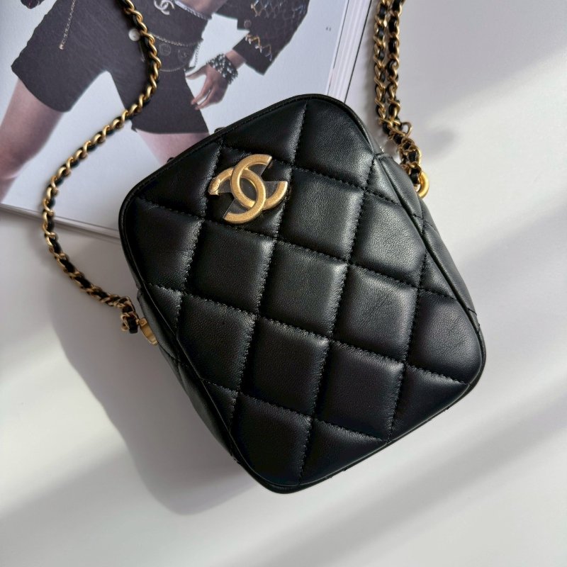 ✨手機完全放得下✨全新商品 珍珠雙鏈調節斜背包-0