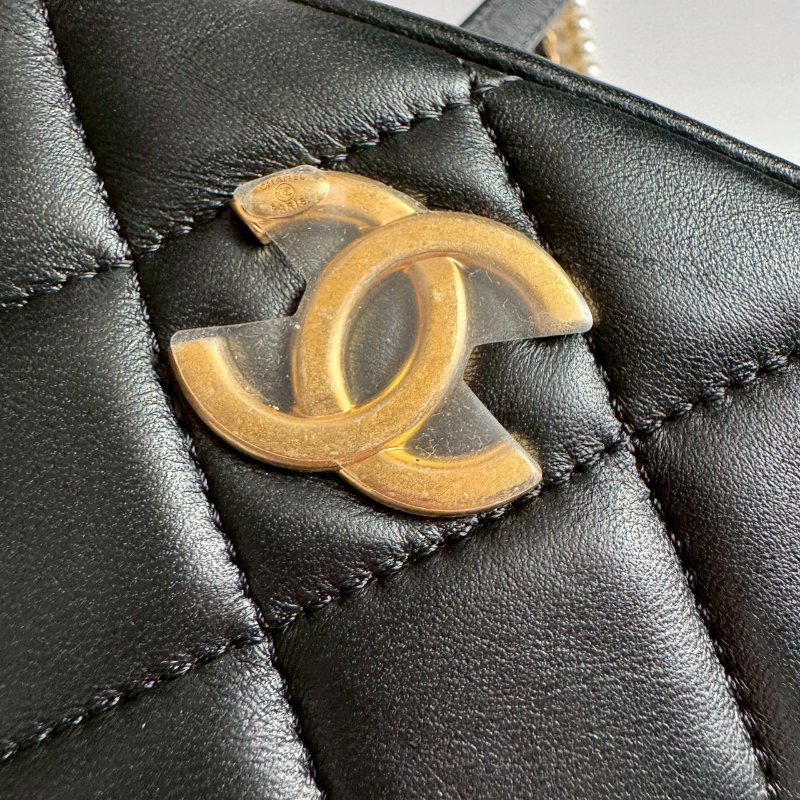 ✨手機完全放得下✨全新商品 珍珠雙鏈調節斜背包-2