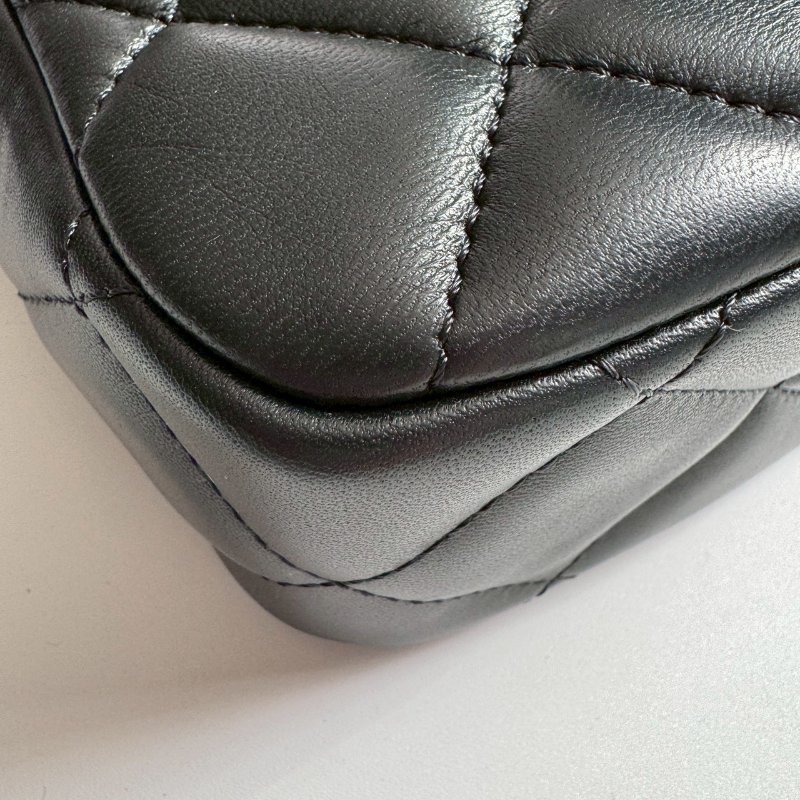 ✨手機完全放得下✨全新商品 珍珠雙鏈調節斜背包-4