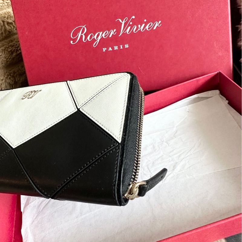 Roger Vivier 黑白拼色長夾｜閑置-4