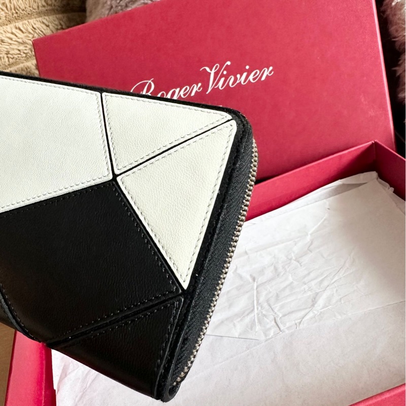 Roger Vivier 黑白拼色長夾｜閑置-6