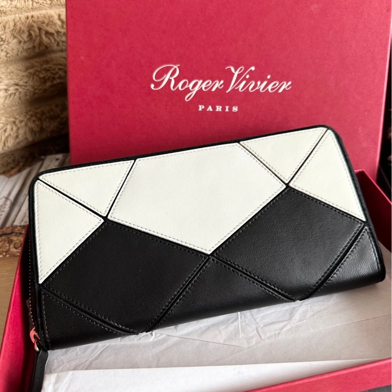 Roger Vivier 黑白拼色長夾｜閑置-7