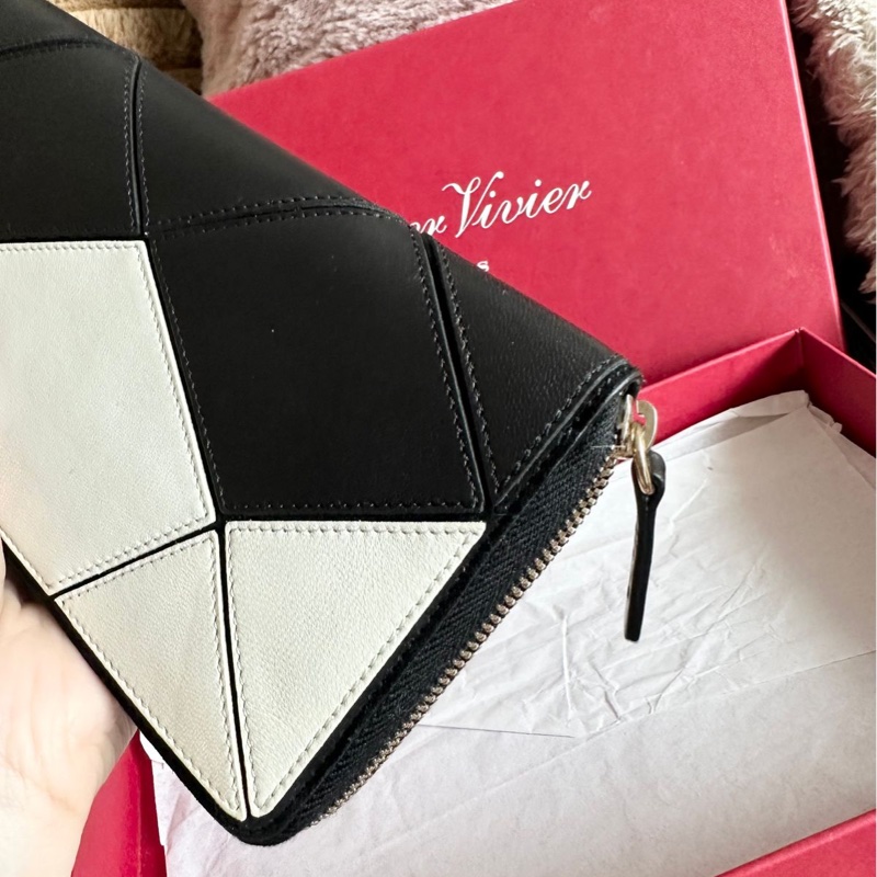 Roger Vivier 黑白拼色長夾｜閑置-8